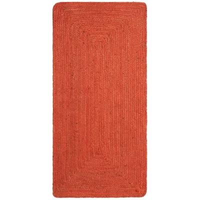 Χαλί γιούτα 1717 (70cm x 160cm) teracotta