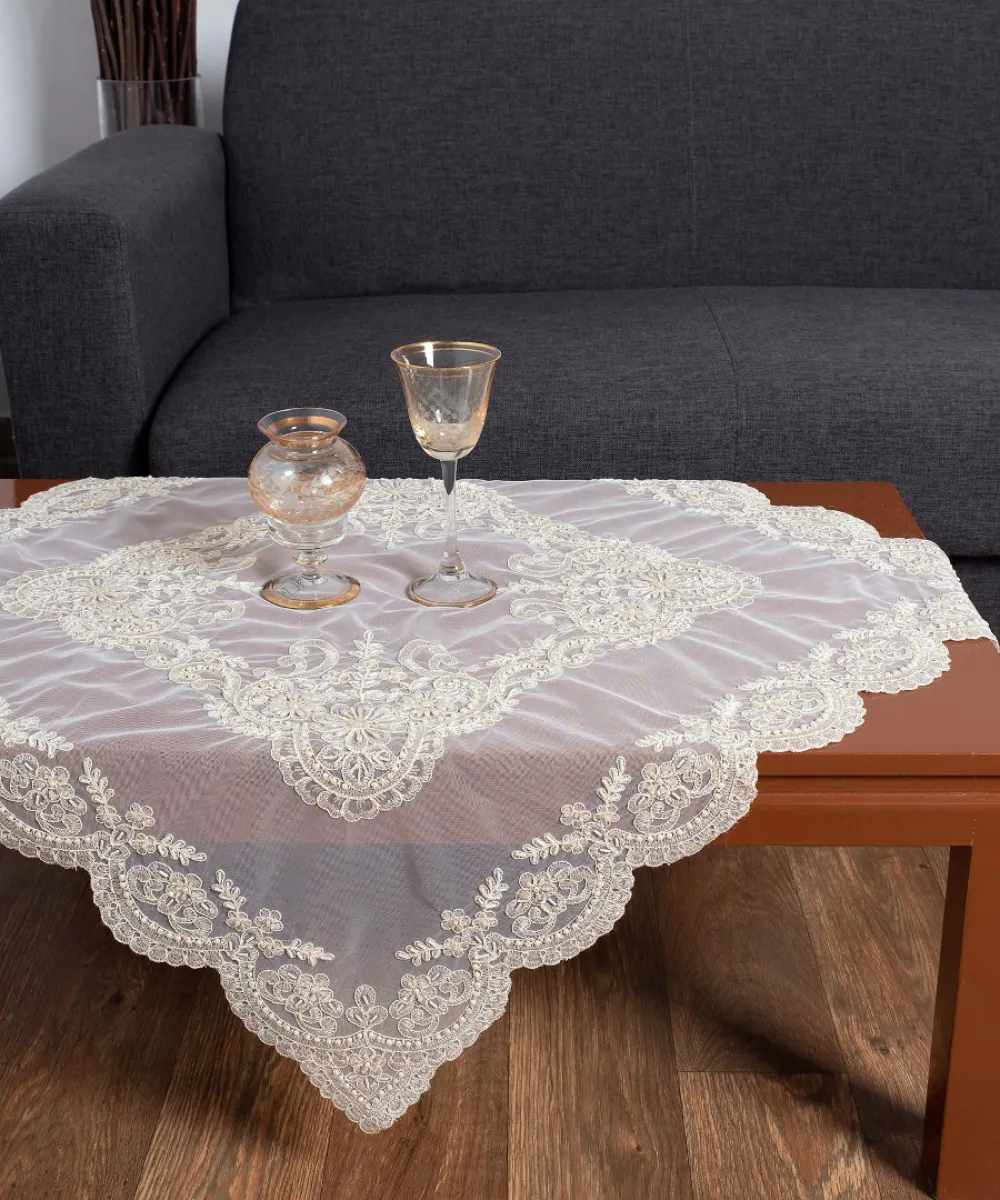 τραπεζοκαρέ (135cm x 135cm) YL12A-176 μπέζ τραπεζοκαρέ (135cm x 135cm) YL12A-176 μπέζ