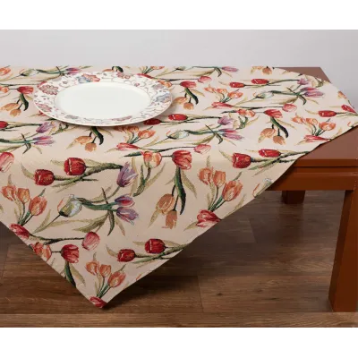Τραπεζοκαρέ στόφα (140cm x 140cm) tulip