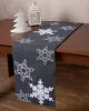 Χριστουγεννιάτικη τραβέρσα NW348 (35cm x 170cm) ανθρακί Χριστουγεννιάτικη τραβέρσα NW348 (35cm x 170cm) ανθρακί