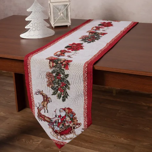 Χριστουγεννιάτικη τραβέρσα στόφα W355 (35cm x 175cm)