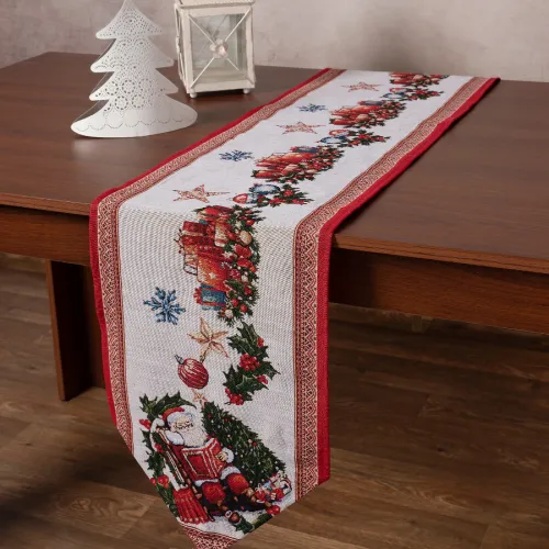 Χριστουγεννιάτικη τραβέρσα στόφα W356 (35cm x 175cm)