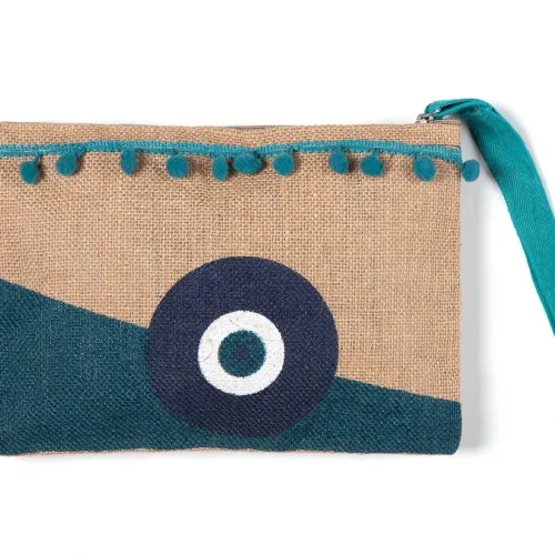 Πορτοφόλι γιούτα (13cm x 20cm) 4