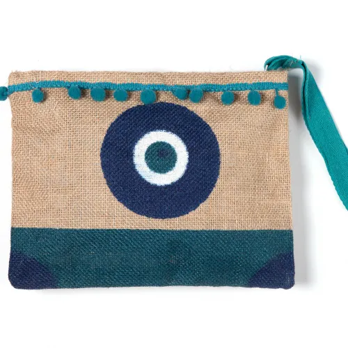 Πορτοφόλι γιούτα (19cm x 25cm) 2