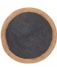 Χαλί γιούτα 1749 (150cm) natural/dark grey