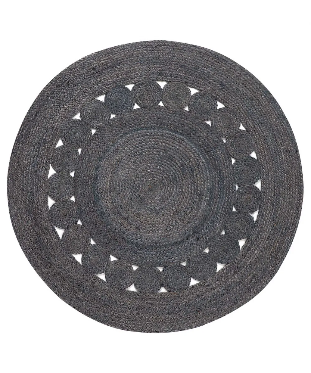 Χαλί γιούτα 1770 (200cm) dark grey Χαλί γιούτα 1770 (200cm) dark grey