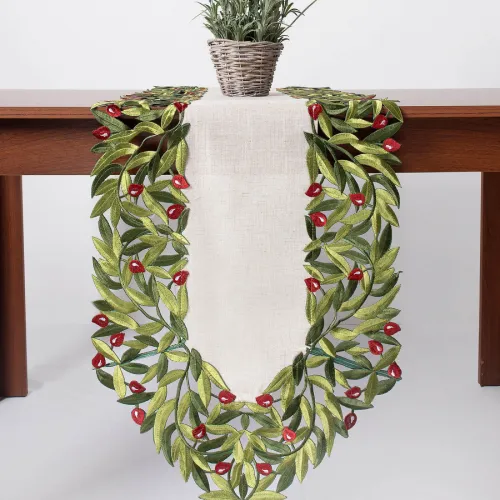 Τραβέρσα 2353 (45cm x 170cm) κόκκινη ελιά