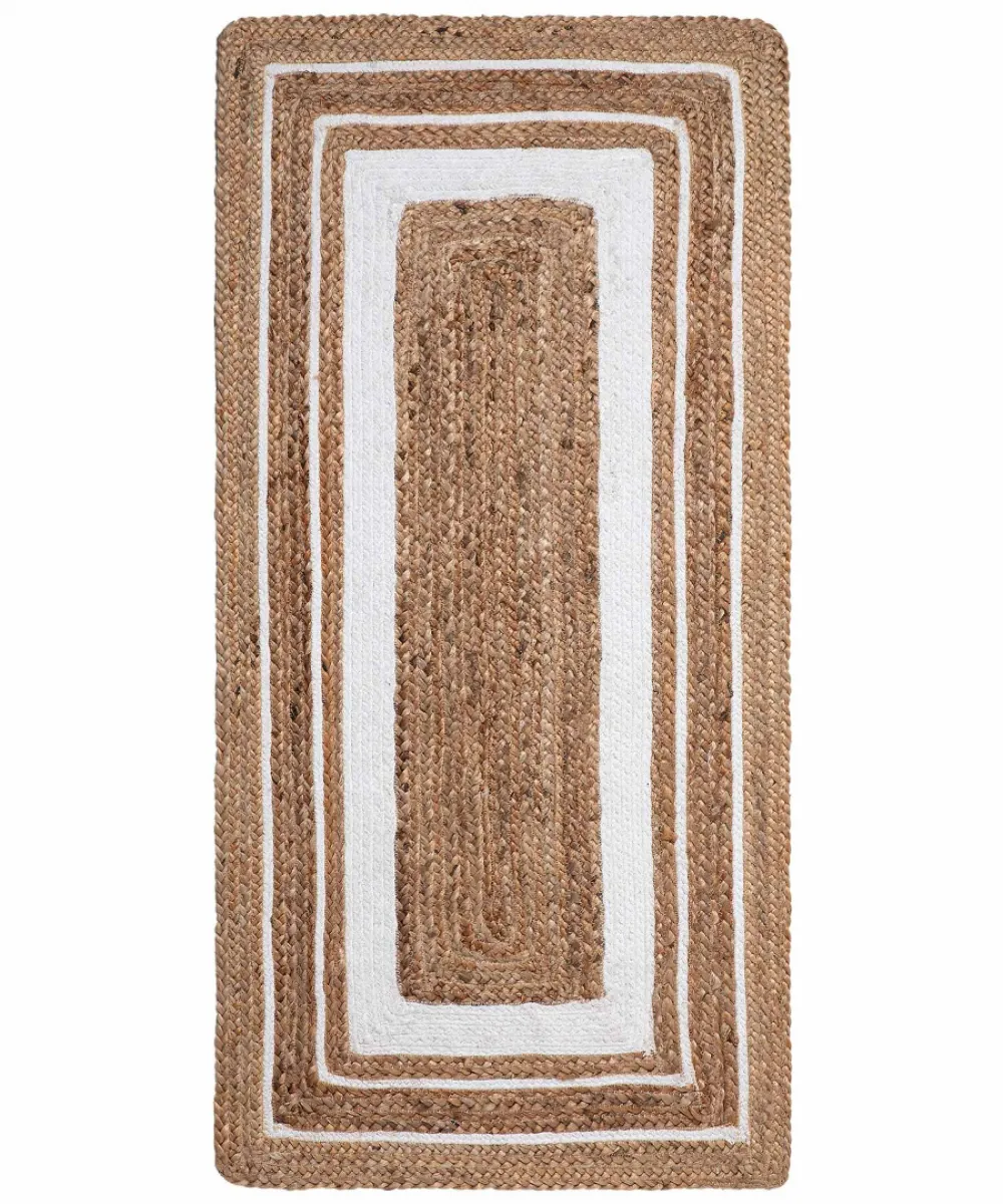 Χαλί γιούτα 1781 (120cm x 180cm) natural/white Χαλί γιούτα 1781 (120cm x 180cm) natural/white
