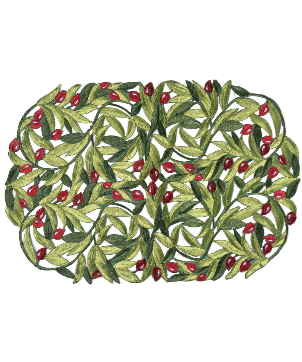 Σουπλά 2352 (35cm x 50cm) κόκκινη ελιά oval
