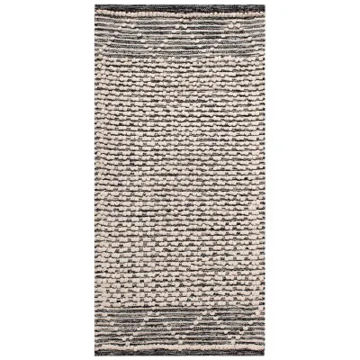 Πατάκι jaipur (60cm x 130cm) σκούρο γκρί
