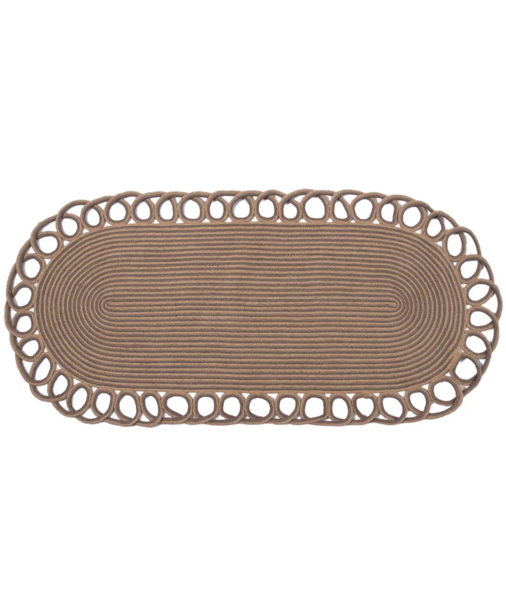 Χαλί γιούτα 1911 (70cm x 160cm) light grey