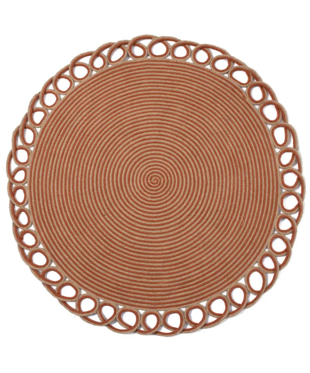 Χαλί γιούτα 1911 (200cm) rust Χαλί γιούτα 1911 (200cm) rust