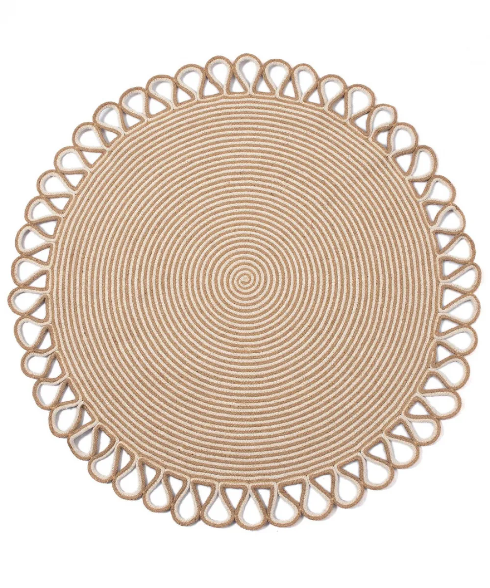 Χαλί γιούτα 1911 (120cm) beige