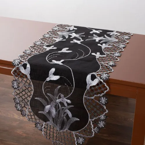 Τραβέρσα (45cm x 170cm) 8215 Μαύρο