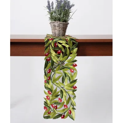 Τραβέρσα 2352 (20cm x 200cm) κόκκινη ελιά