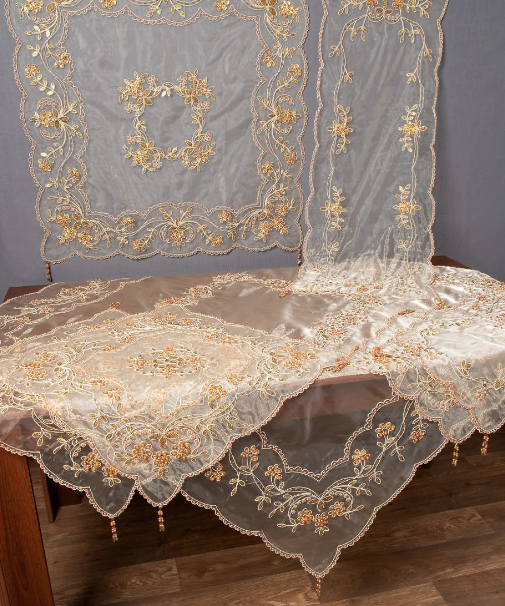 Σετ 7 τεμαχίων (85cm x 85cm, 40cm x 110cm, 130cm x 130cm, 2x38cm x 38cm, 2x55cm x 55cm) 7707 Χρυσό Σετ 7 τεμαχίων (85cm x 85cm, 40cm x 110cm, 130cm x 130cm, 2x38cm x 38cm, 2x55cm x 55cm) 7707 Χρυσό
