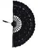 Χειροποίητη βεντάλια (27cm) μαύρη