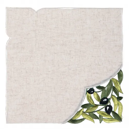 Πετσέτα φαγητού 2353 (45cm x 45cm) μαύρη ελιά 