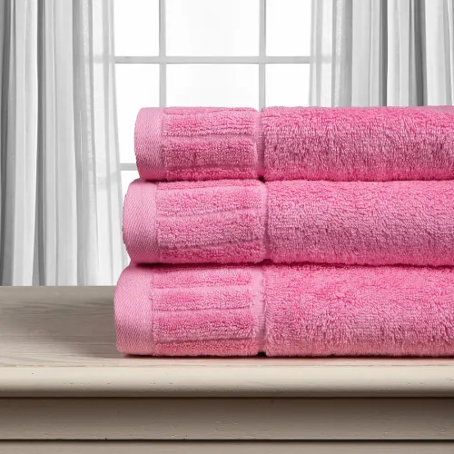 Βαμβακερή πετσέτα ΜΕΛΩΔΙΑ 600gsm (50cm x 100cm) Pink