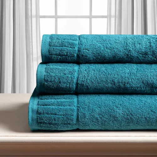 Βαμβακερή πετσέτα ΜΕΛΩΔΙΑ 600gsm (75cm x 150cm) teal