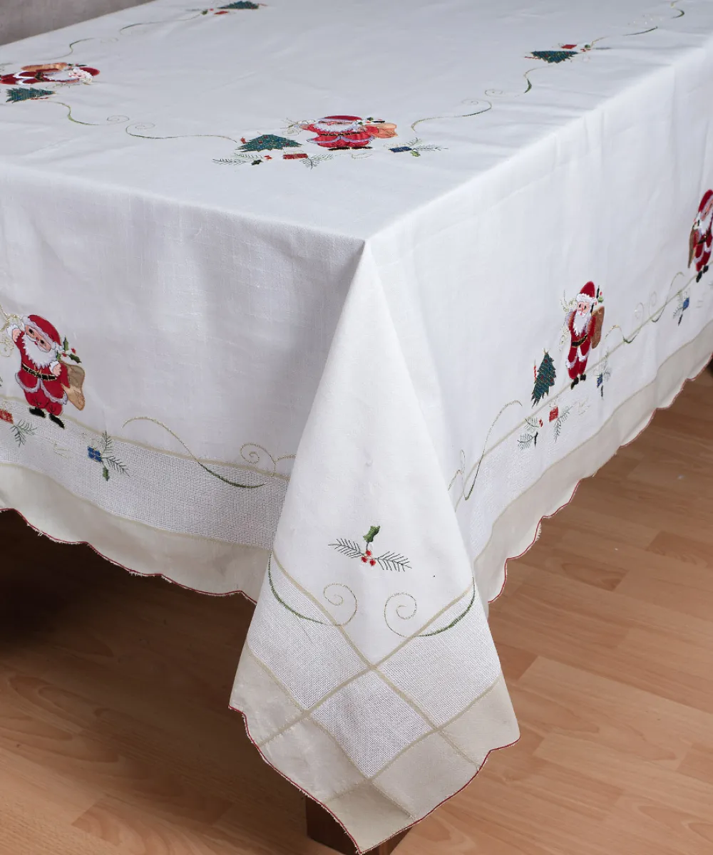 Χριστουγεννιάτικο τραπεζομάντηλο (170cm x 170cm) 1950 Χριστουγεννιάτικο τραπεζομάντηλο (170cm x 170cm) 1950