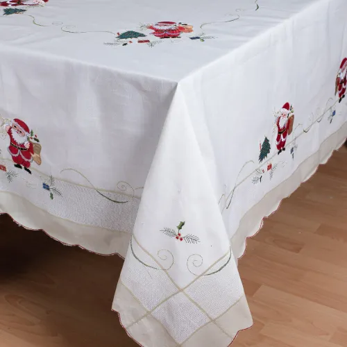 Χριστουγεννιάτικο τραπεζομάντηλο (170cm x 170cm) 1950