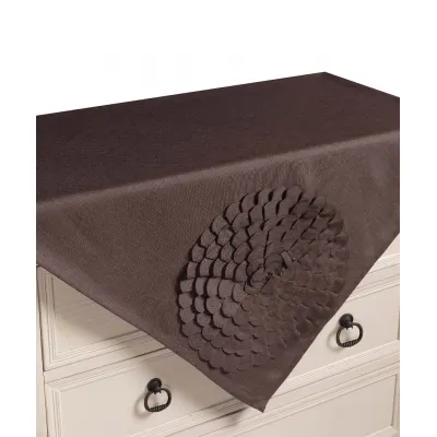 Τραπεζοκαρέ 538 (130cm x 130cm) καφέ 