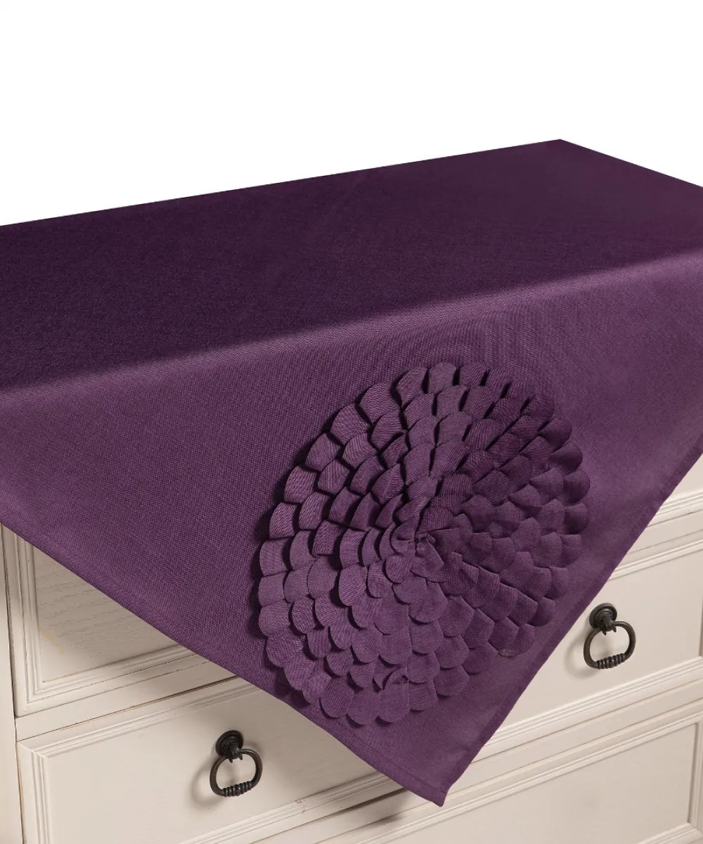 Τραπεζοκαρέ 538 (130cm x 130cm) μώβ Τραπεζοκαρέ 538 (130cm x 130cm) μώβ