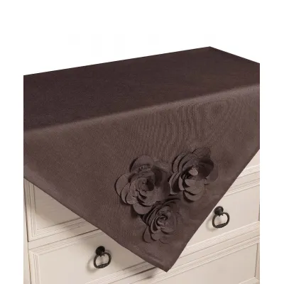 Τραπεζοκαρέ 558 (130cm x 130cm) καφέ 