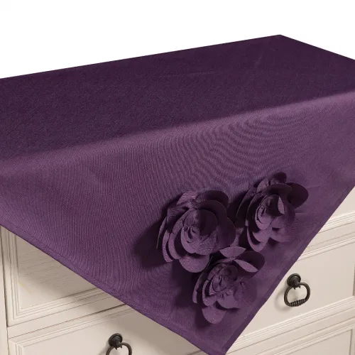 Τραπεζοκαρέ 558 (130cm x 130cm) μώβ 