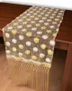 Τούλινη καρέ τραβέρσα 264-17 (50cm x 200cm) χρυσό 