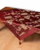 Σατέν τραπεζοκαρέ 7710 (135cm x 135cm) μπορντώ Σατέν τραπεζοκαρέ 7710 (135cm x 135cm) μπορντώ