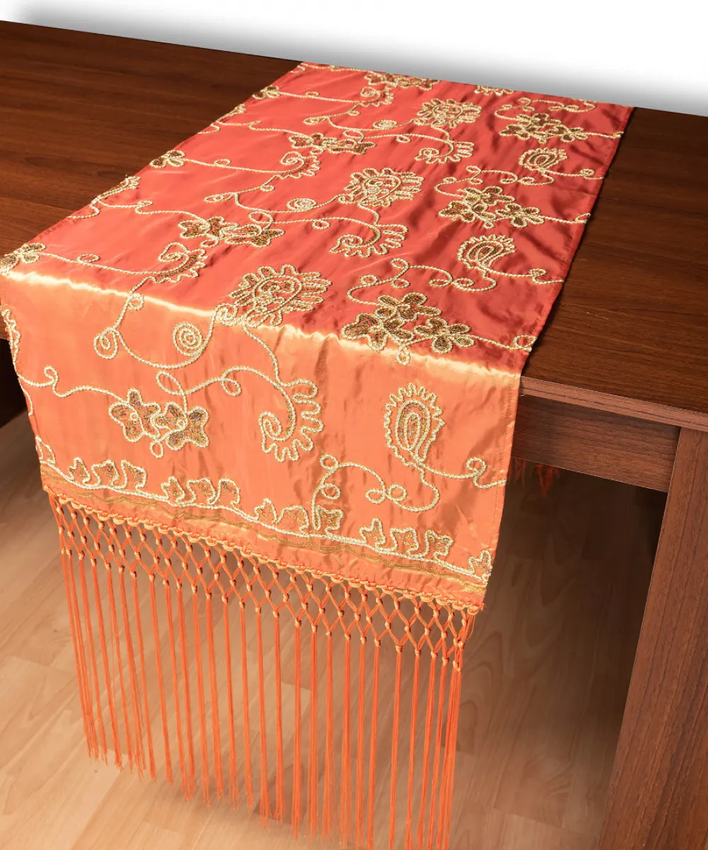 Σατέν τραβέρσα 7710 (50cm x 210cm) πορτοκαλί