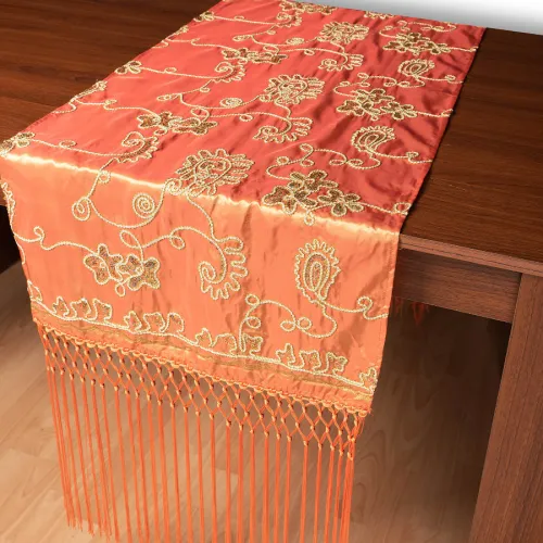 Σατέν τραβέρσα 7710 (50cm x 210cm) πορτοκαλί