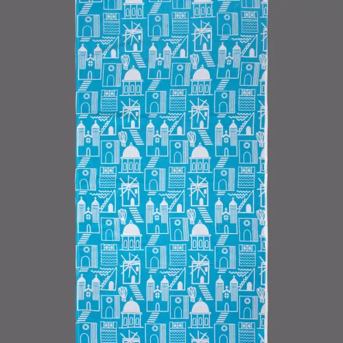 Pestemal nkp540 (90cm x 180cm) τυρκουάζ