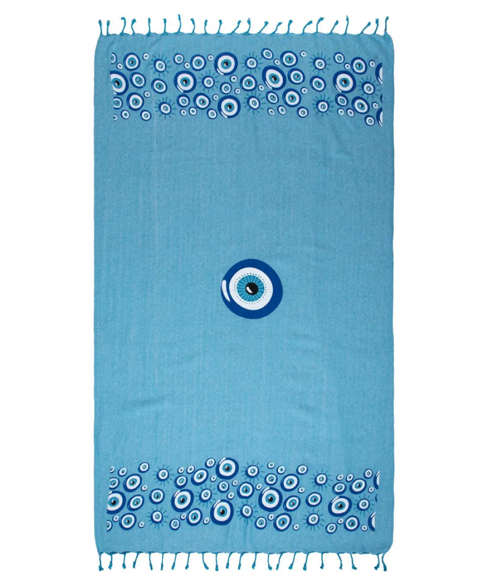 Pestemal nkp544 (90cm x 180cm) τυρκουάζ