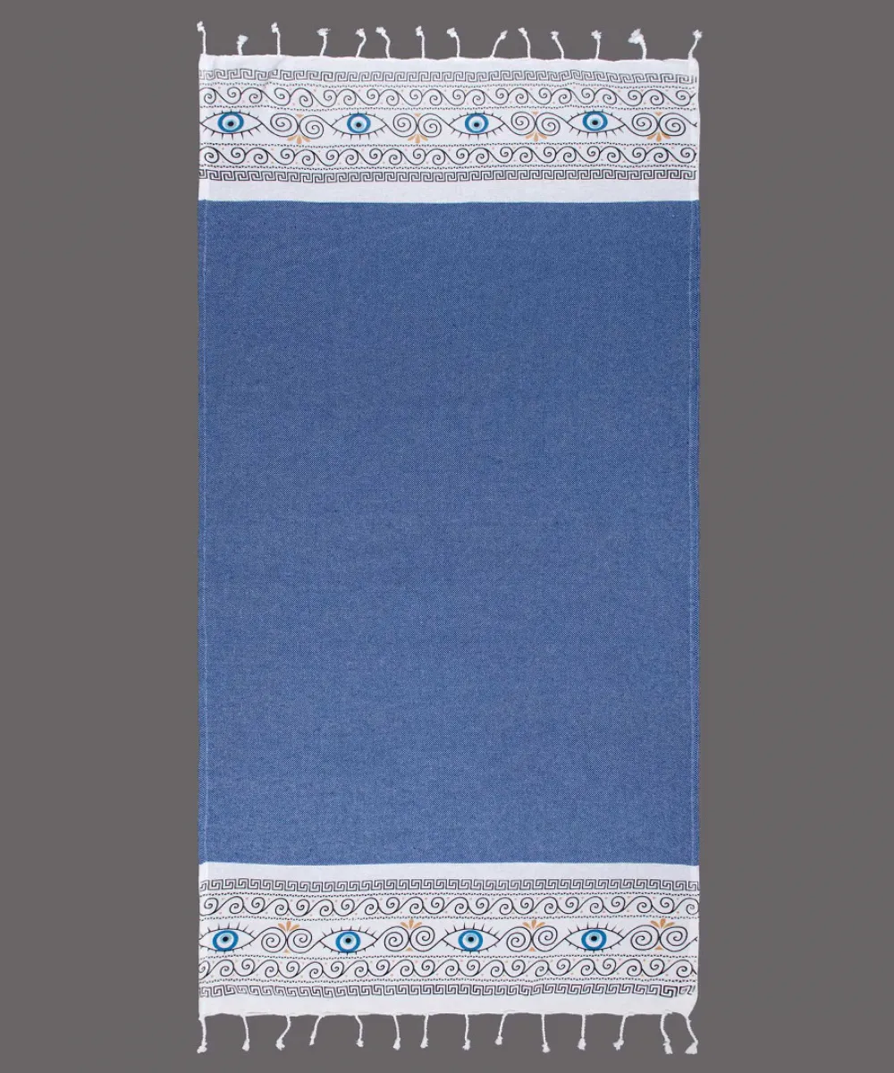 Pestemal nkp554 (90cm x 180cm) μπλέ ροαγιάλ