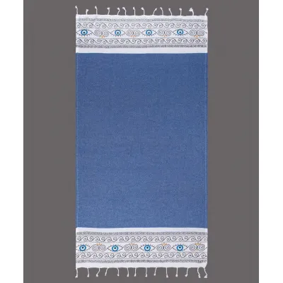 Pestemal nkp554 (90cm x 180cm) μπλέ ροαγιάλ