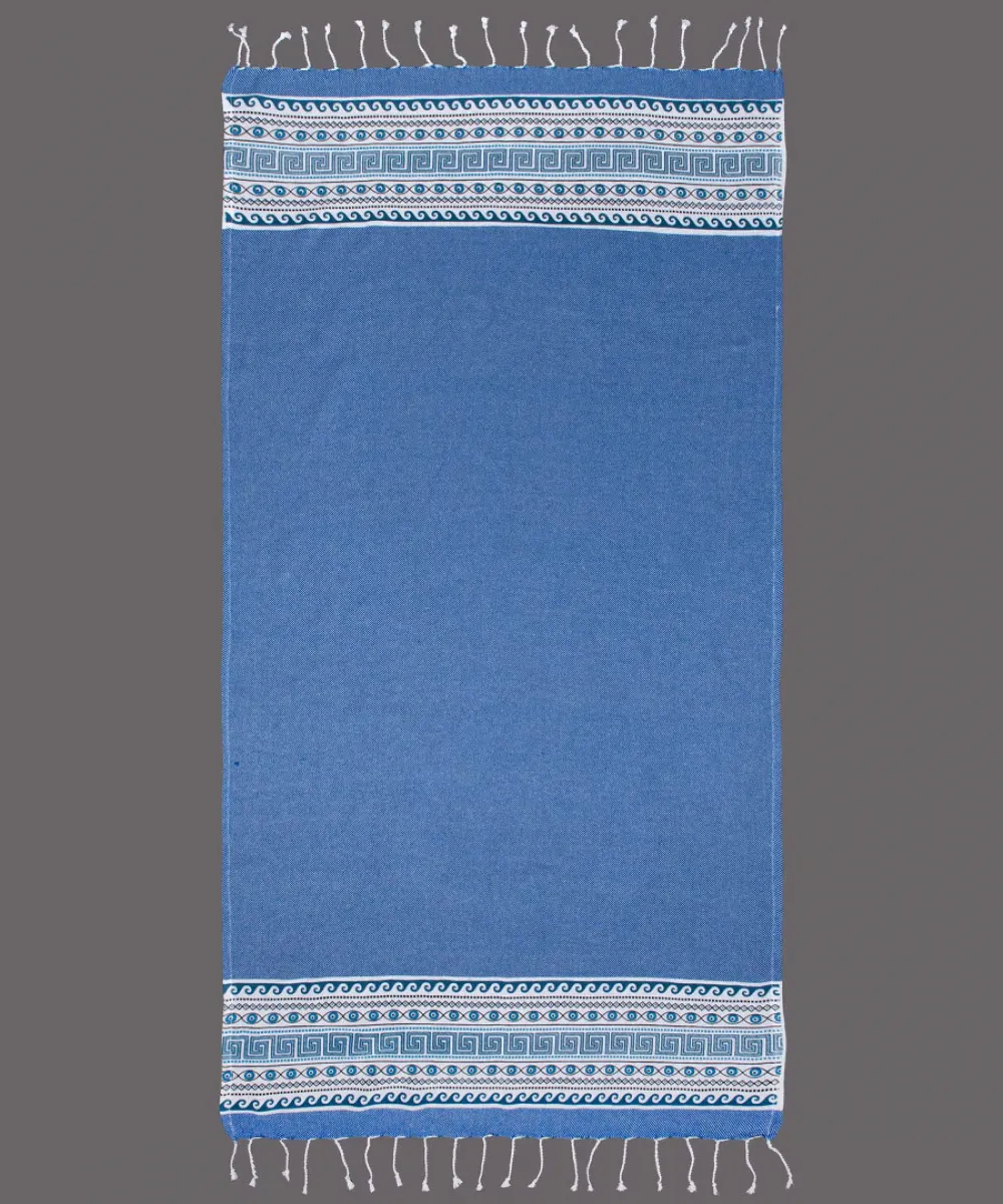 Pestemal nkp555 (90cm x 180cm) μπλέ ροαγιάλ