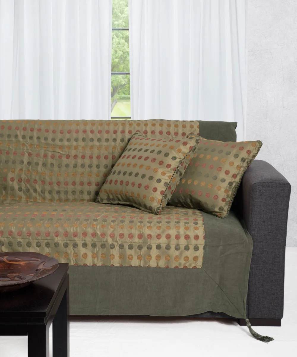 ΡΙΧΤΑΡΙΑ 602 πουά (150cm x 180cm) πράσινο ΡΙΧΤΑΡΙΑ 602 πουά (150cm x 180cm) πράσινο