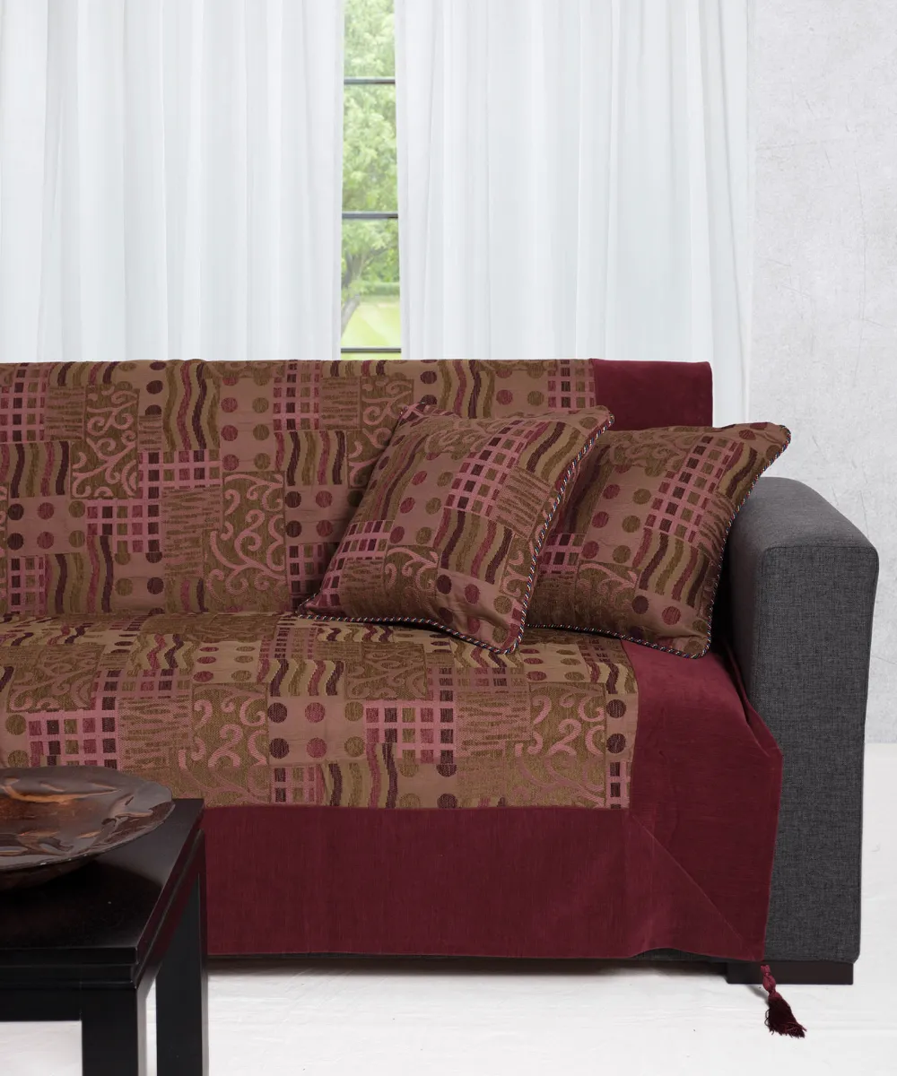 ΡΙΧΤΑΡΙΑ 602 πυκνό (180cm x 180cm / 180cm x 250cm / 180cm x 300cm) μελιτζανί