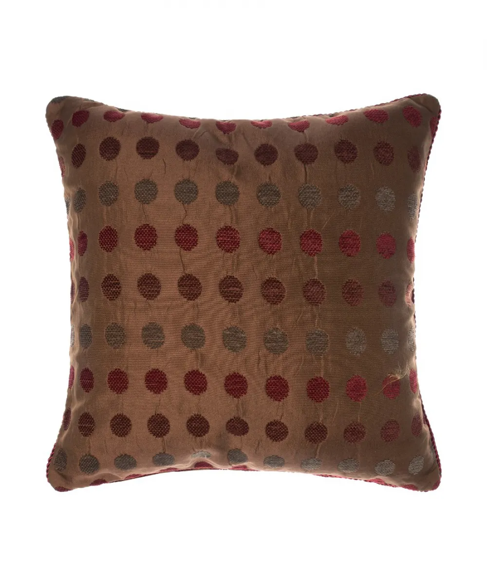 ΜΑΞΙΛΑΡΟΘΗΚΗ 602 (65cm x 65cm) πουά μπορντώ