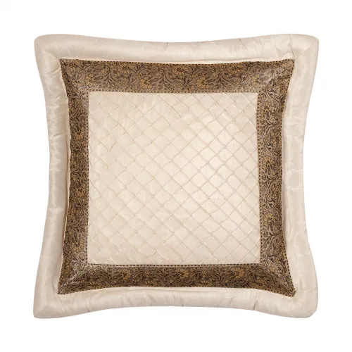 ΜΑΞΙΛΑΡΟΘΗΚΗ (45cm x 45cm)  μπουρλέ ivory