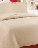 ΚΟΥΒΕΡΛΙ σετ (220cm x 240cm 2 x 50cm x 70cm) φύλλο light brown ΚΟΥΒΕΡΛΙ σετ (220cm x 240cm 2 x 50cm x 70cm) φύλλο light brown