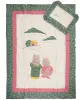 bebe κουβερτάκι (90cm x 125cm   35cm x 25cm) 594207