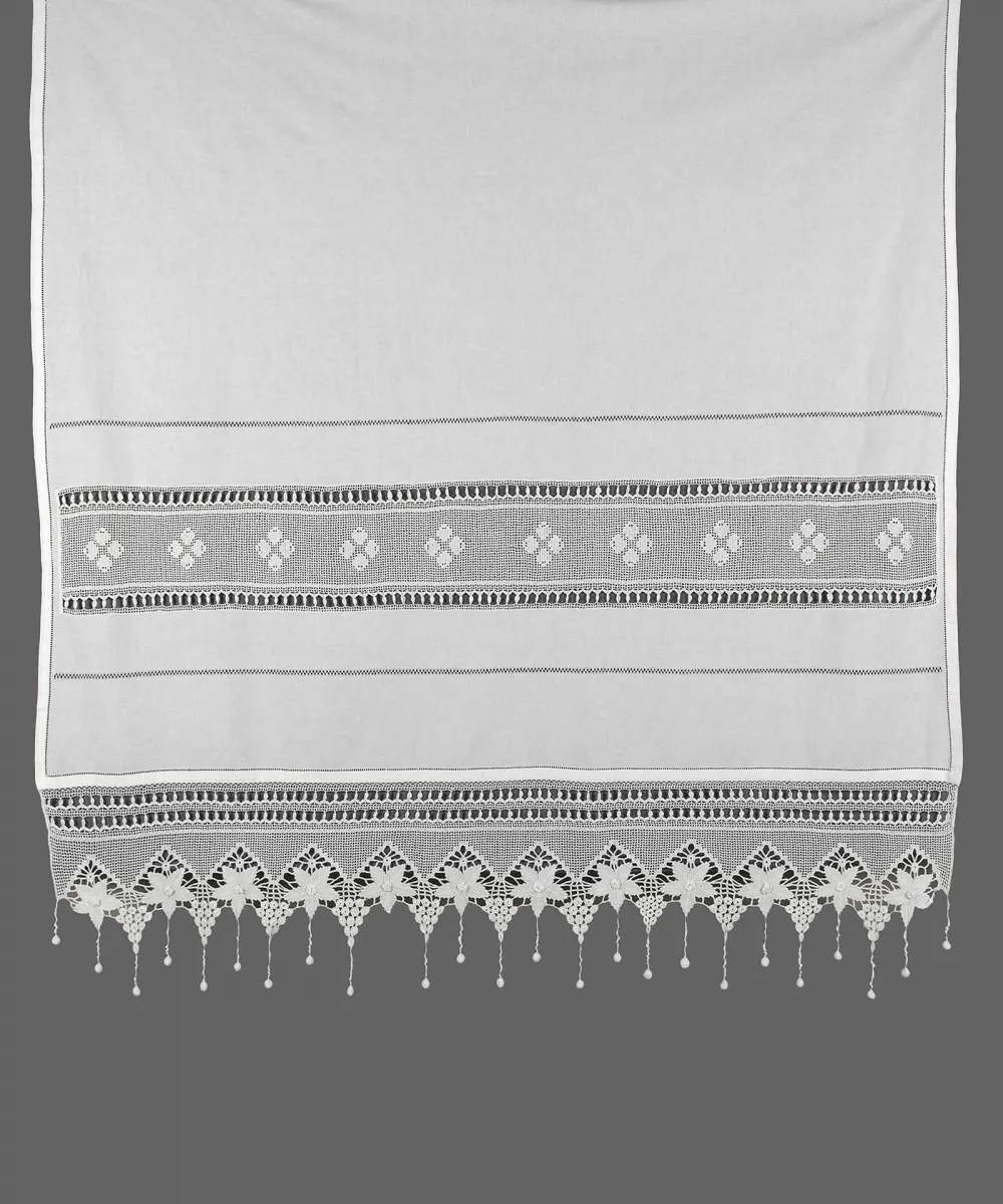 κουρτίνα 027 (140cm x 260cm) λευκό με τούνελ κουρτίνα 027 (140cm x 260cm) λευκό με τούνελ