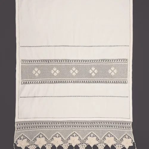 κουρτίνα 027 (140cm x 260cm) ecru με τούνελ
