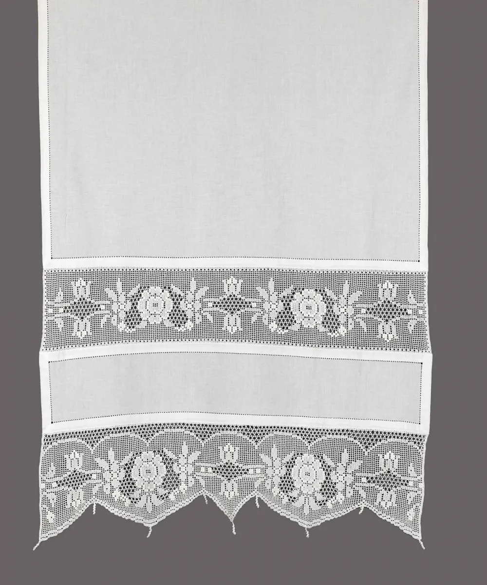 κουρτίνα 097 (140cm x 260cm) λευκό με τούνελ κουρτίνα 097 (140cm x 260cm) λευκό με τούνελ