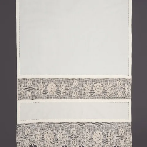 κουρτίνα 097 (160cm x 160cm) ecru με τούνελ