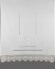 κουρτίνα 4878A (150cm x 180cm) λευκό με τούνελ κουρτίνα 4878A (150cm x 180cm) λευκό με τούνελ